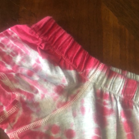 (3 for $35 item) Short tie dye over the shoulder dress with tie waist - Picture 3 of 5